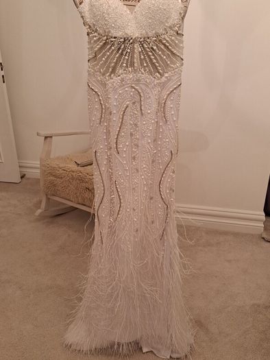 White debs dress