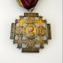 Jerusalem Cross of Honor Pope Leo XIIl to pilgrims silver medal Image 2