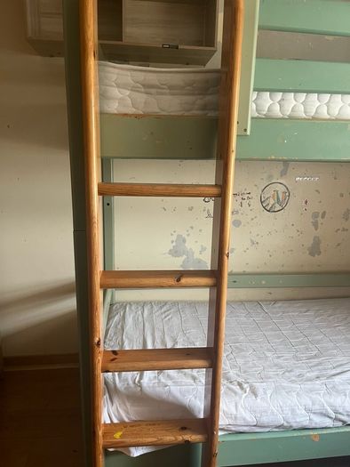 bunk bed with mattresses included
