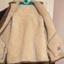 Vintage mans Sheepskin coat size Medium. Image 4