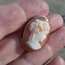 Vintage 14k Gold Cameo Brooch(5 grams) Image 6