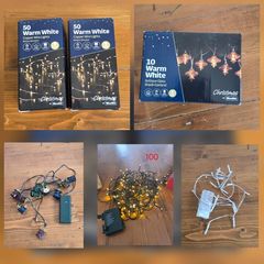 Christmas Lights Bundle - Warm White, Copper Wire & Decorative Lights