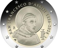 Italy 2 Euro Commemorative Coin 2026 - St Francis of Assisi. Uncirculated.