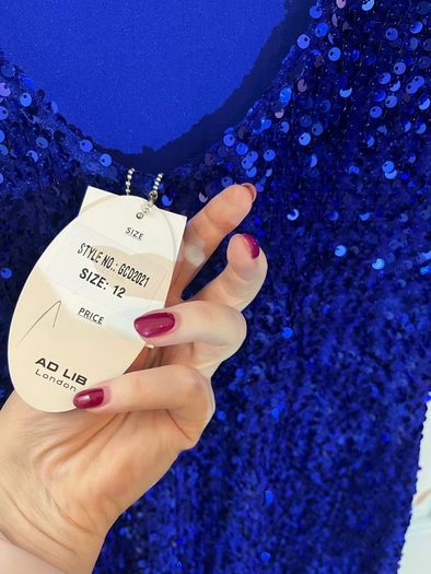 NEW Sequin Dress by Ad Lib London - Size 10 / Size 12