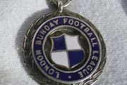 1954 London Sunday Football League - Soccer Prize Medal (inscribed) 1954/55