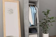 Wardrobe Concrete Grey 50x50x200 cm Chipboard