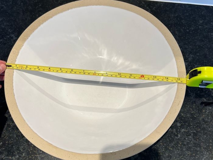 The White Company - Extra large bowl and extra large plate