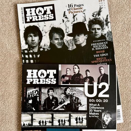 U2 Hot Press Magazines