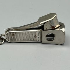 Vintage Sterling Silver Pocket Cigar Cutter h/m 1962 Birmingham - W.H.LD