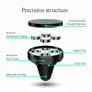 Air Vent Holder 360 degrees In car Magnetic Rotative Universal for Smartphones Black Image 3