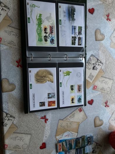 First Day Cover Album Collection 43x - 1984 - 2022