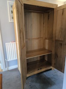 Portland Solid wooden wardrobe