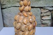 Decorative shell bottle