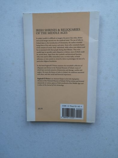 Irish shrines & relinquaries of the Middle Ages