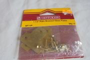 "Centurion" 1.5inch Plain Brass Plates  x 6 for Sale