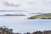 Fastnet and Roaring Water Bay - Limited Edition Signed Watercolour Print by Irish Artist Anna O'Hara | High-Quality Coastal Landscape Art