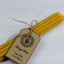 Natural Pure beeswax Slim candles Image 4
