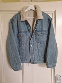 John Galt denim/borg jacket