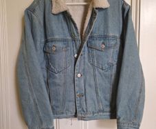 John Galt denim/borg jacket
