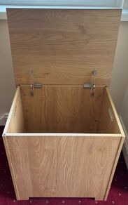 Oak Effect Blanket Box - Perfect Condition