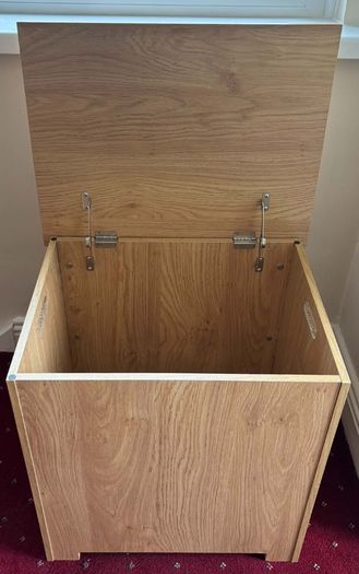 Oak Effect Blanket Box - Perfect Condition