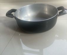 Vintage 70's Large Enamel Saucepan