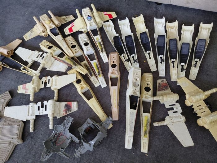Vintage Original Star Wars toy parts massive lot