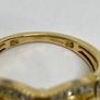 Diamond Heart Ring in 18K Rose Gold Vermeil Plated Sterling Silver Image 6