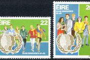 IRELAND 1985 - SCOTT # 624-625 - International Youth Year - Mint Never Hinged