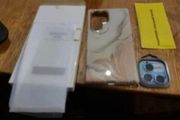 brown marble case
