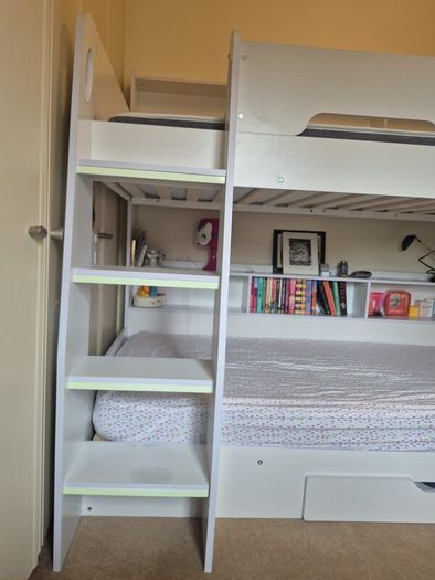 Orion White Bunk Bed