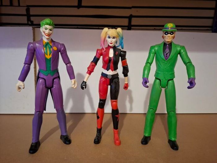 Joker Harley Quinn & Riddler (12inch)
