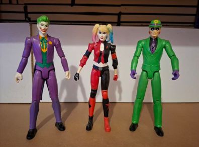 Joker Harley Quinn & Riddler (12inch)