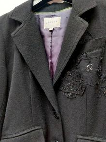 Jigsaw wool coat