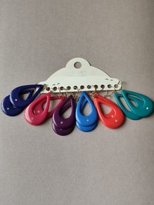 Colourful Vintage Earrings X 6