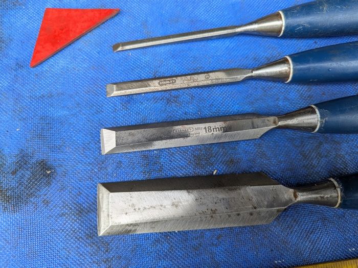 4 Stanley Chisels