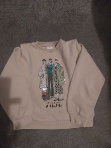 Fleece girls top