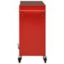 Tool Trolley with 4 Drawers Steel Red Image 4