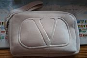 Valentino Velvet Teddy Makeup Cosmetic Clutch Bag