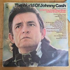 The World Of Johnny Cash Deluxe 2 Record Set Vinyl