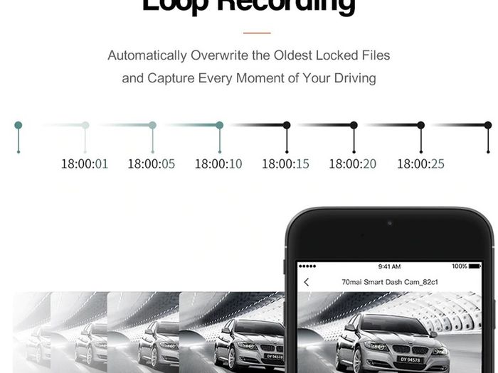 Xiaomi Smart Mi Car DVR 1080p Dash Camera