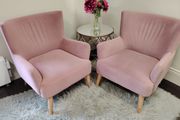 Blush pink Armchairs (3 available)