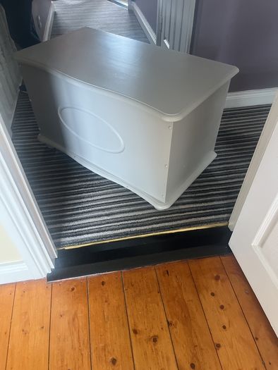 wooden storage chest