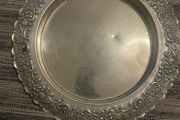 Vintage silver plated tray