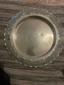 Vintage silver plated tray