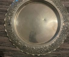 Vintage silver plated tray