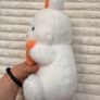 White Bunny Plush with Carrot approx. 25 cm. Used Please see photos Image 4