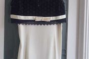 KENDRA Jackie O Style Monochrome Two-Piece - Fit 14-16UK - Rrp 149 (New)
