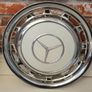 hubcaps wheel covers trims mercedes vintage chrome 14" Image 4