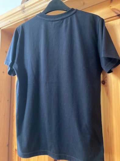 Le Coq Sportif tee shirt. Age 10-11. Black.